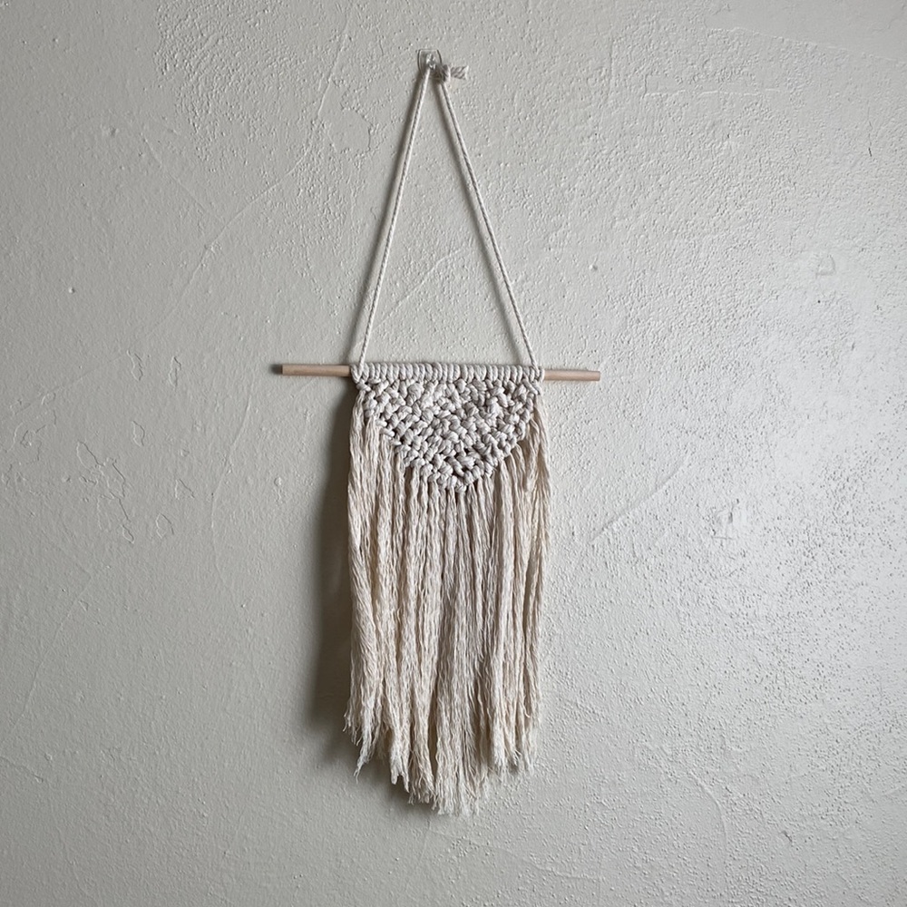 Homemade Macramé Wall Decor